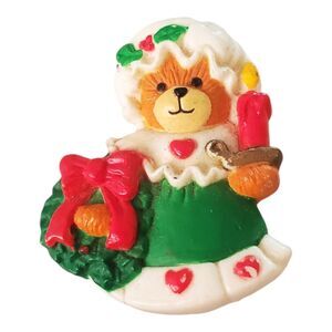 Vintage Enesco Lucy & Me Brooch Pin Bear Lucy Rigg 1988